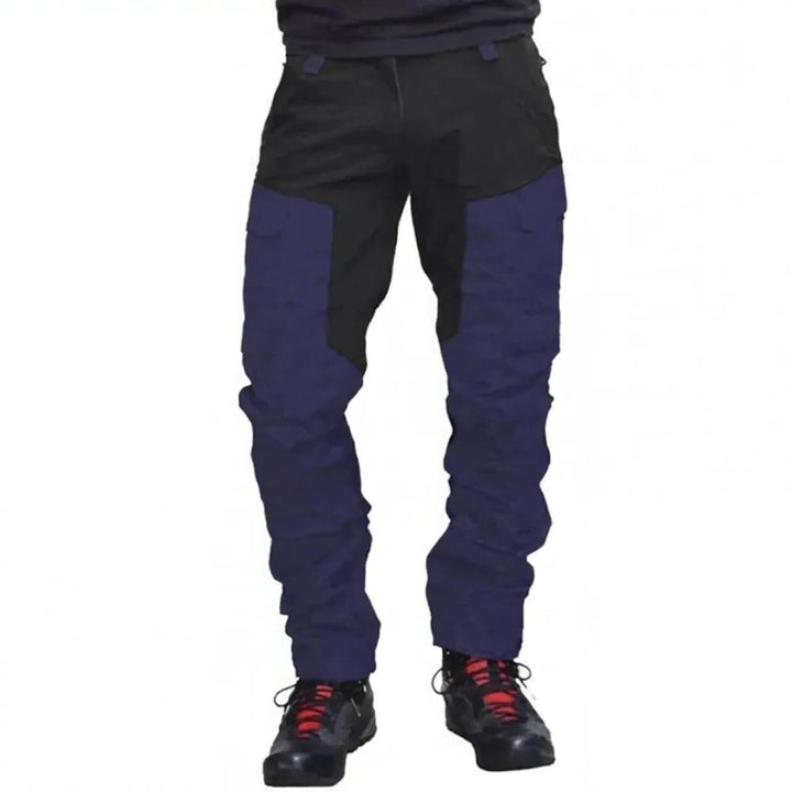 Durable men's utility cargo pants for outdoor work, robust & comfortable with weatherproof protection.