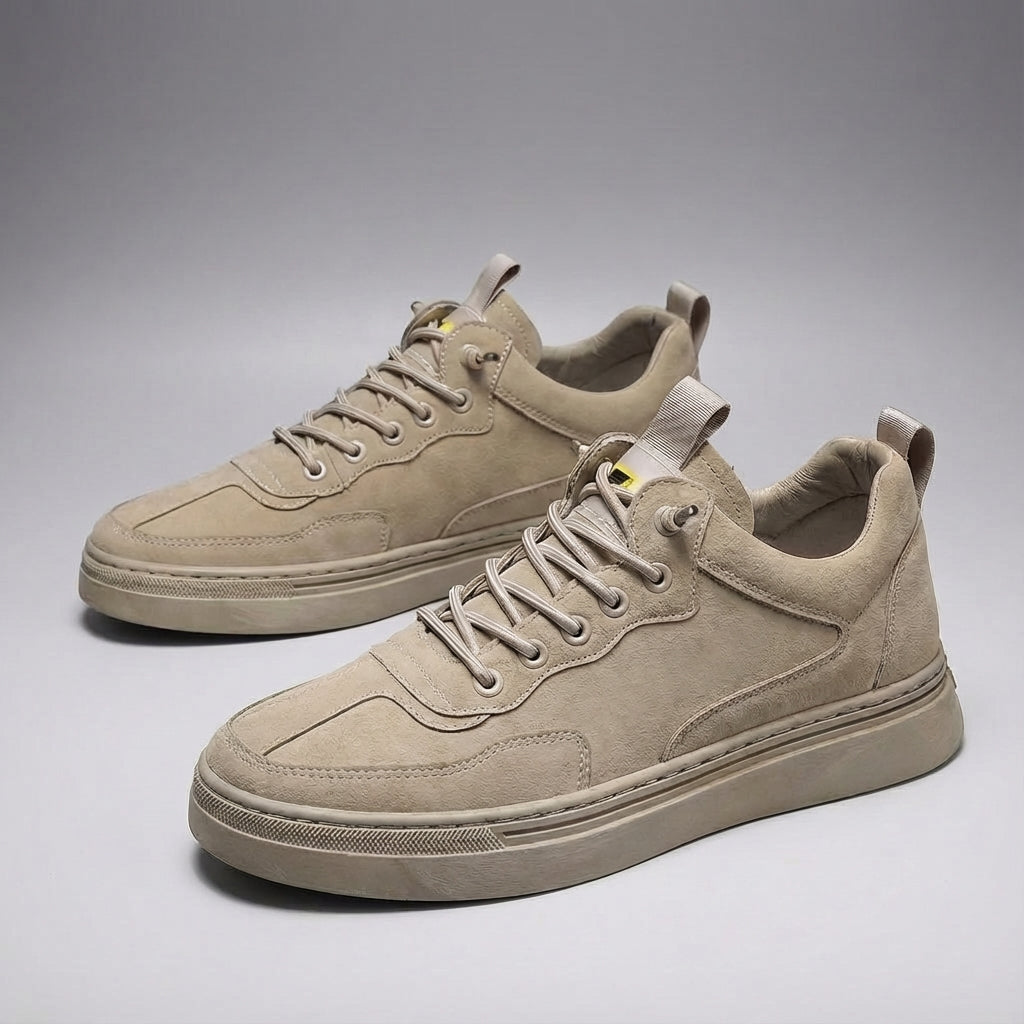 Men's Elliot comfort sneakers in grey, engineered for foot health and active lifestyles