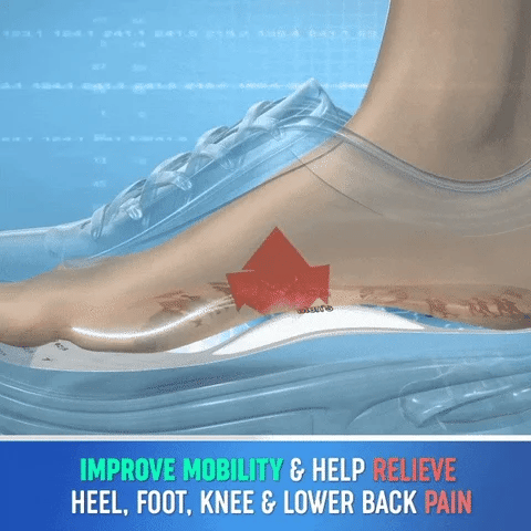 Men's comfortable walking shoes with ergonomic design, hand-stitched, featuring strong arch support.