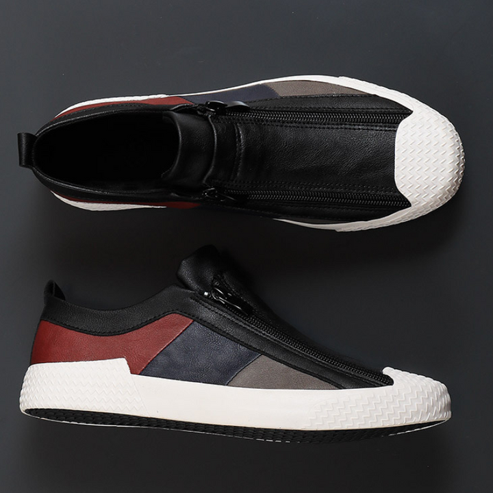 Comfortable men's handmade sneakers, featuring advanced cushioning for everyday wear.