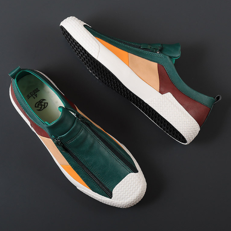 Stylish men's casual sneakers, handcrafted for comfort and versatile everyday fashion.