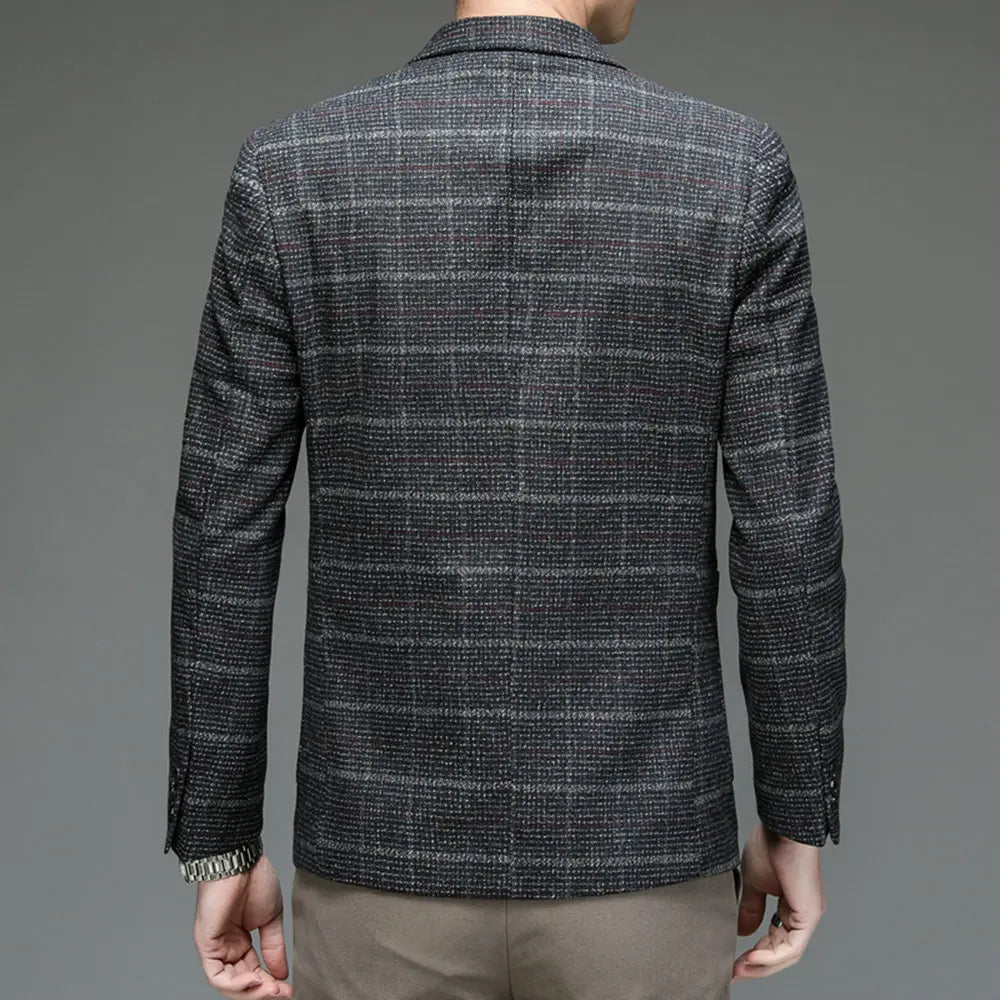 Smart casual men's Harrington blazer, perfect for adding a sophisticated touch to any outfit.