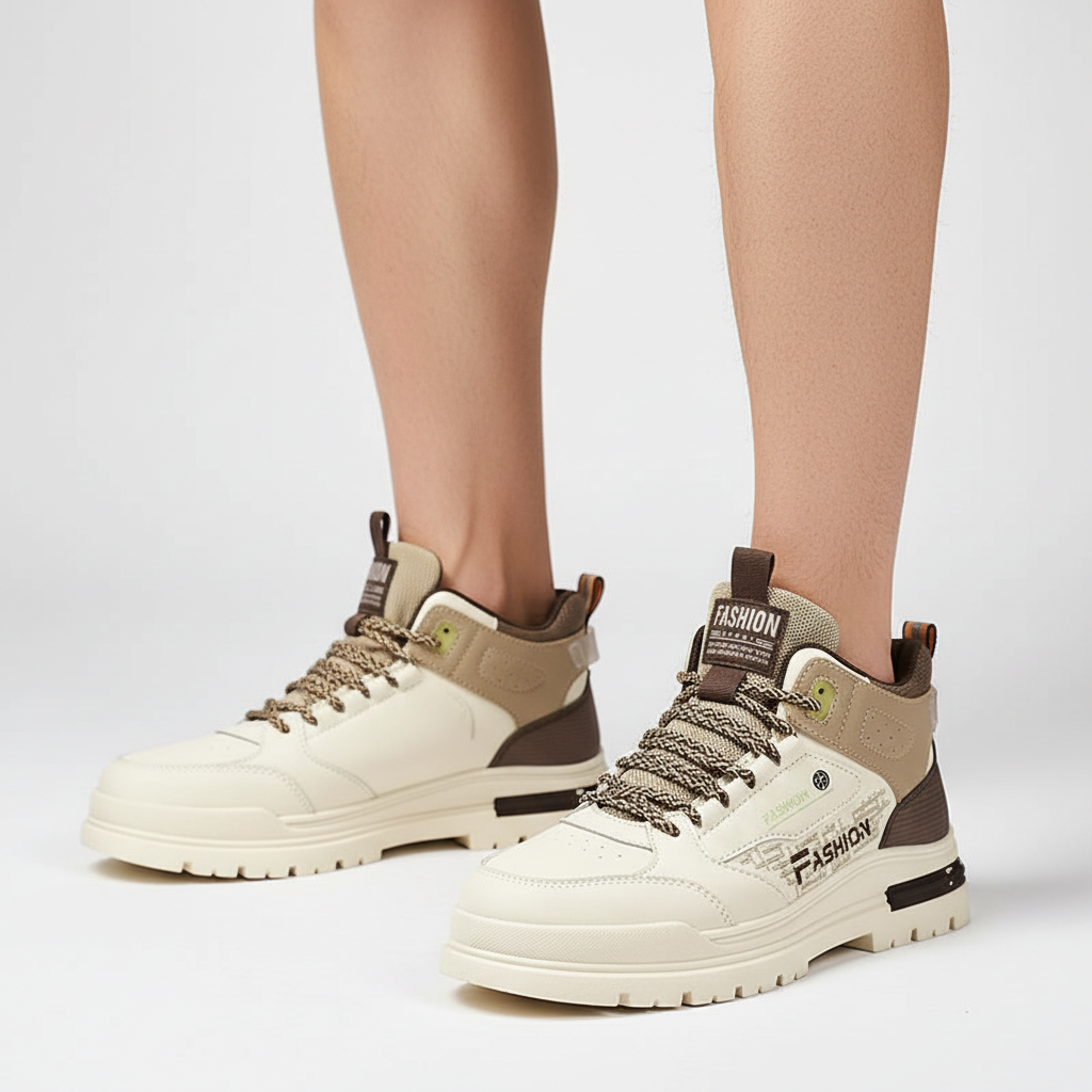 Breathable men's athletic fashion sneakers, Hayden design, offering non-slip support for daily activities