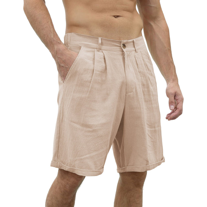 Men's heather gray casual stretch lounge shorts with comfortable relaxed fit design