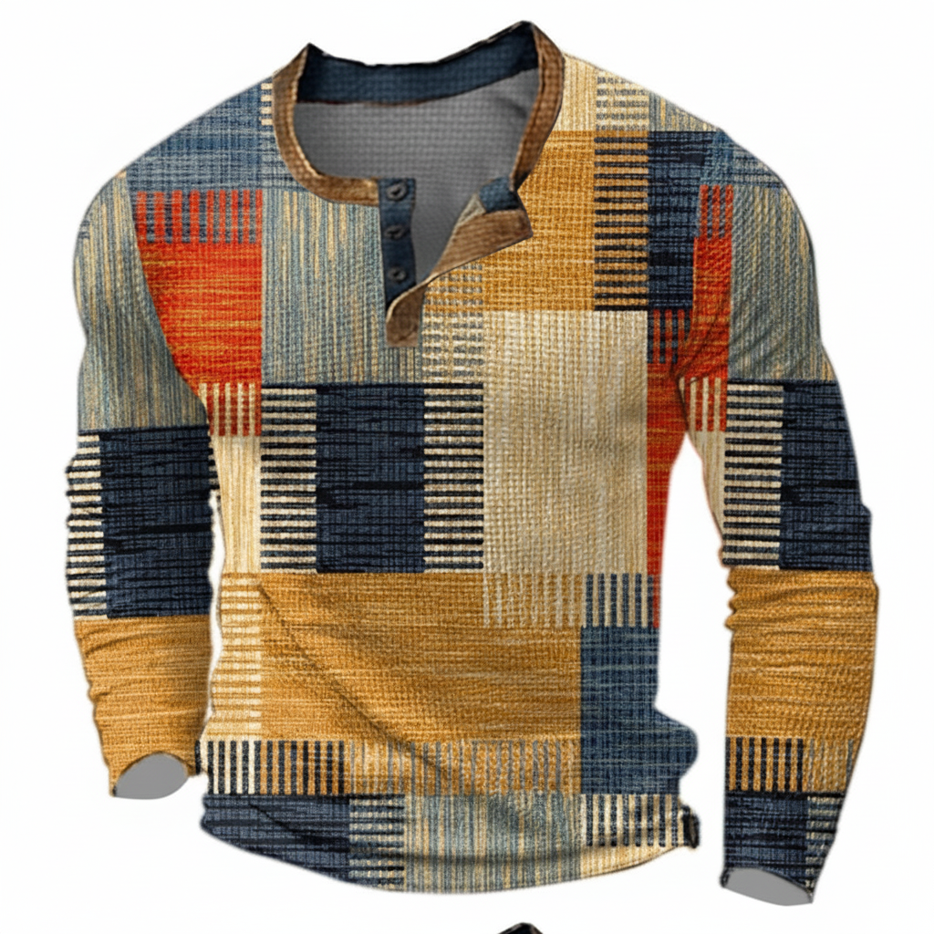 Sven brand men's dark blue cotton knit sweater, long sleeve, ideal for casual wear.