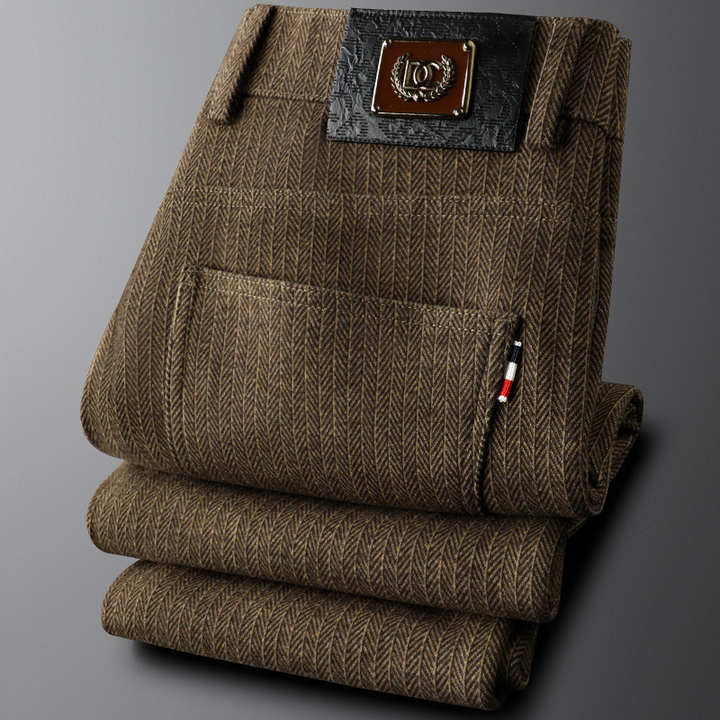 Comfortable & versatile men's heritage tailored trousers in classic fit, suitable for any smart occasion.