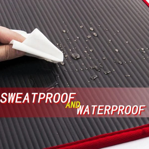 Durable high-density fitness mat for men, non-slip grip for safe gym, yoga & home exercise. Premium quality.