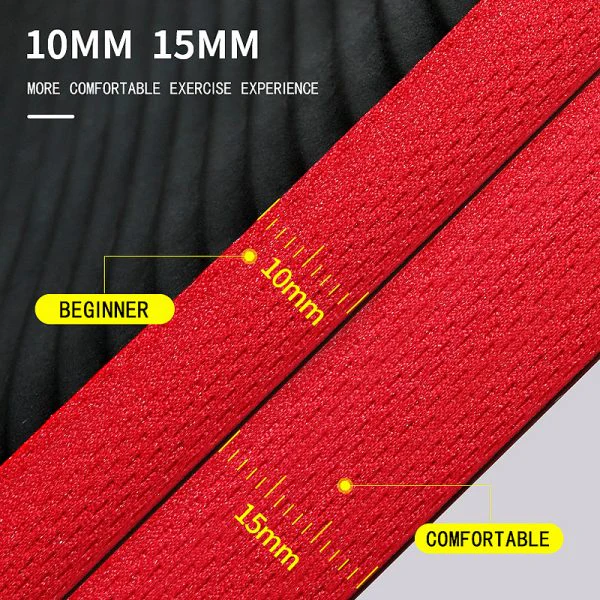 High-density, non-slip fitness mat for men. Perfect for gym, yoga, pilates & various home workout exercises.