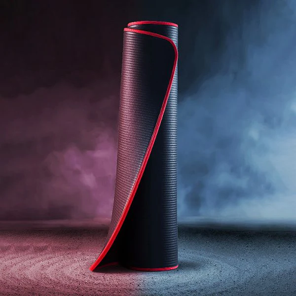 Performance men's fitness mat: high-density, non-slip. Great for yoga, gym & home workouts. Stable exercise equipment.