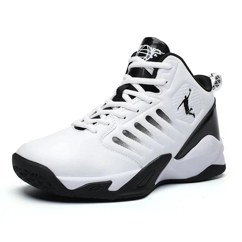 Men's high-performance basketball shoes with optimal grip & ankle support for superior court play.