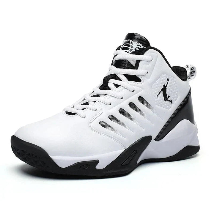 Men's high-performance basketball shoes with optimal grip & ankle support for superior court play.