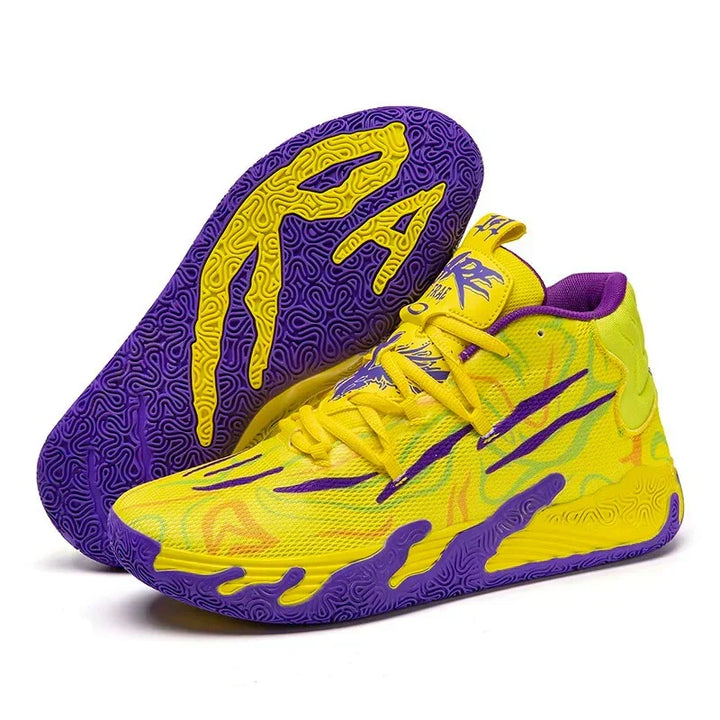 Men's court shoes for enhanced stability & grip, high-performance design for serious basketball players.