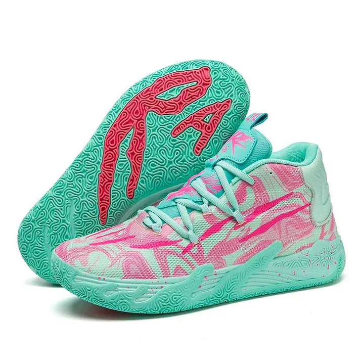 Comfortable men's training basketball sneakers, engineered for optimal grip, support, and agility on court.