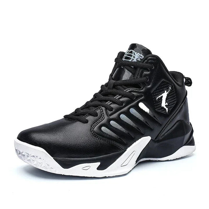 Advanced men's basketball shoes for optimal court performance, featuring superior grip, support & cushioning.