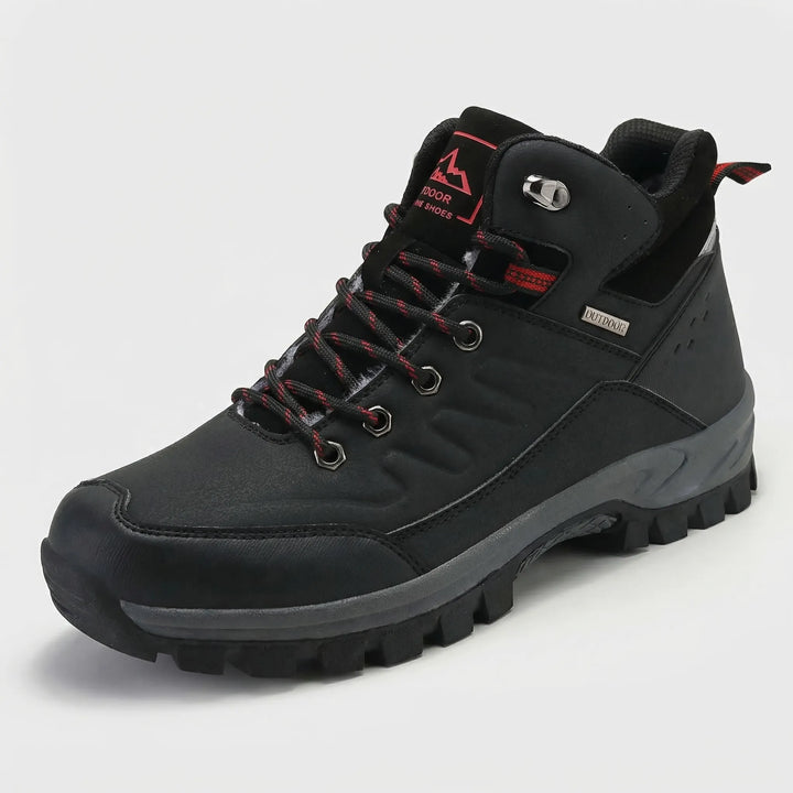 Sturdy men's high-top winter boots, built for trail walking. Features durable construction and warmth.