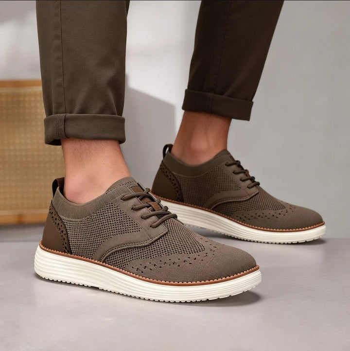 Men's Holt Comfort Walking Sneakers in a stylish grey, perfect for everyday active wear & travel.