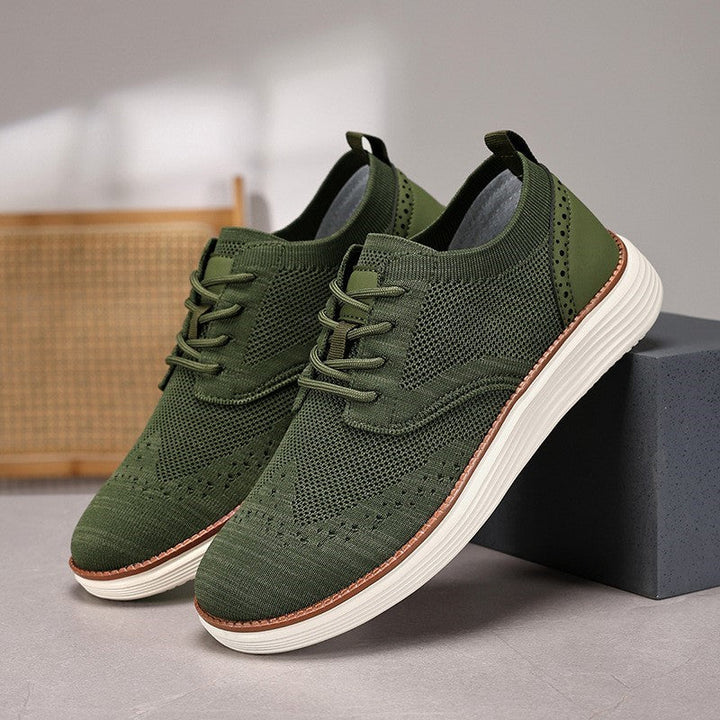 Holt men's comfort travel shoes, perfect for long walks, offering breathable design & everyday wear.