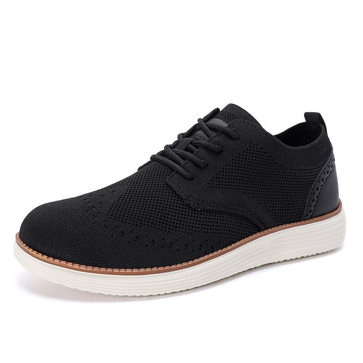 Detail of Holt men's comfort walking shoe sole, designed for excellent grip and lightweight support.