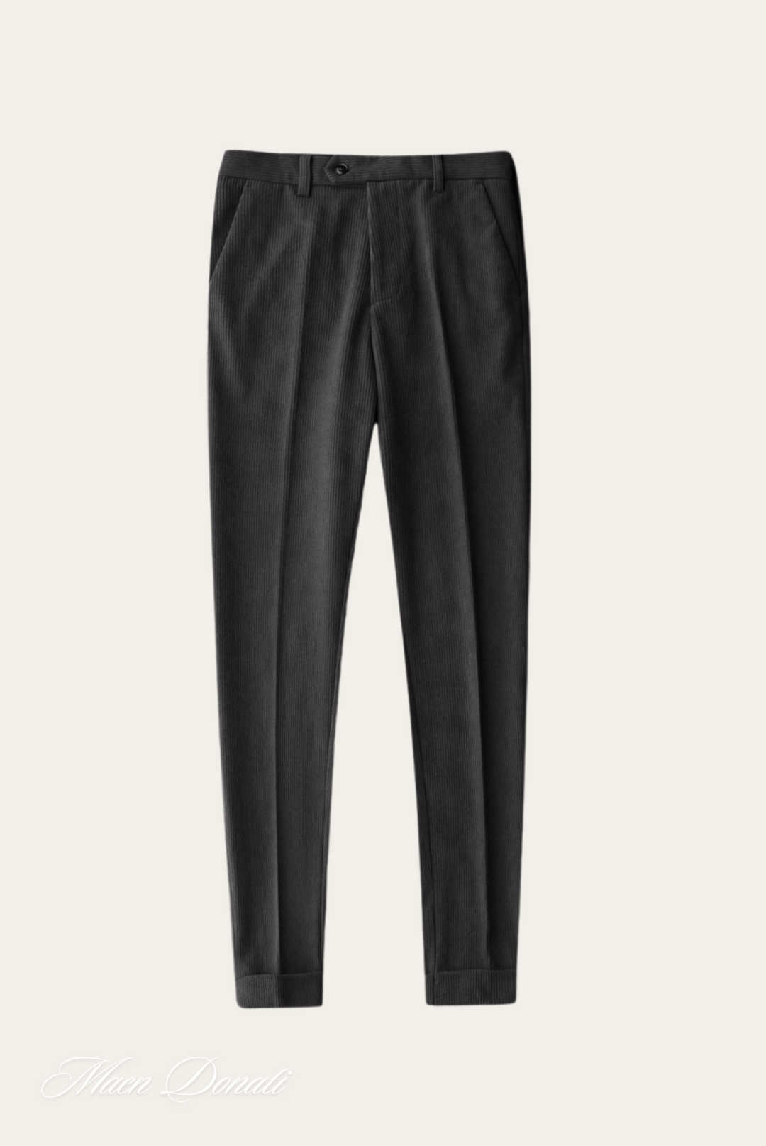 Men's Hugo warm winter trousers, flexible and velvet-lined for outdoor comfort.