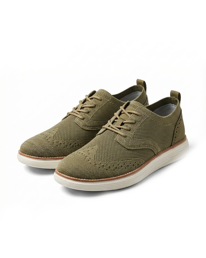 Men's hybrid dress sneakers, stylish and comfortable for formal casual wear.