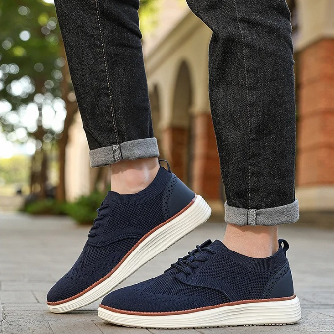 Everyday men's dress shoes, blending sneaker comfort with a dressy look.