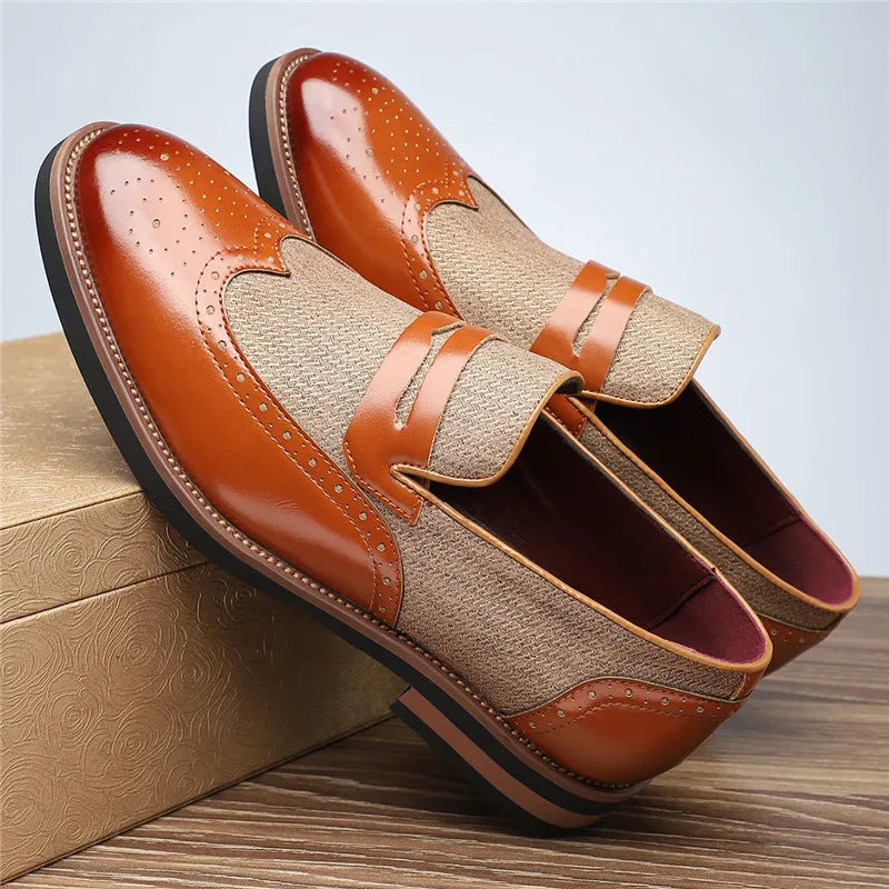 Men's hybrid slip-on loafers, blending modern classic style with comfort, perfect for dress casual.