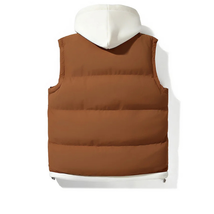 Versatile men's insulated vest, perfect for fall & winter fashion. Excellent for layering & casual wear.