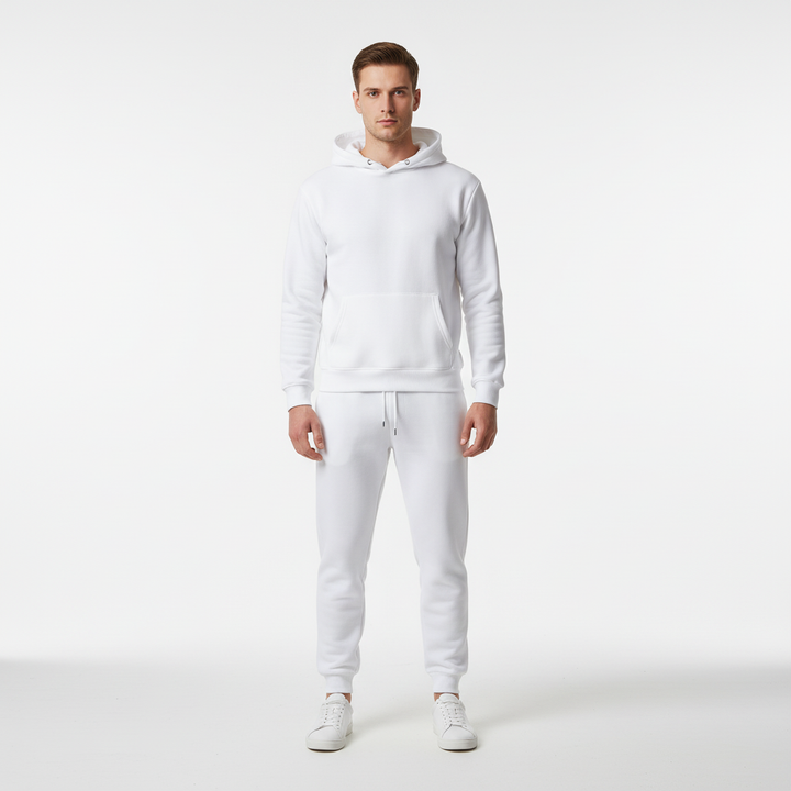 Cozy Mathis men's thermal tracksuit set, insulated and stylish, great for winter sportswear and loungewear
