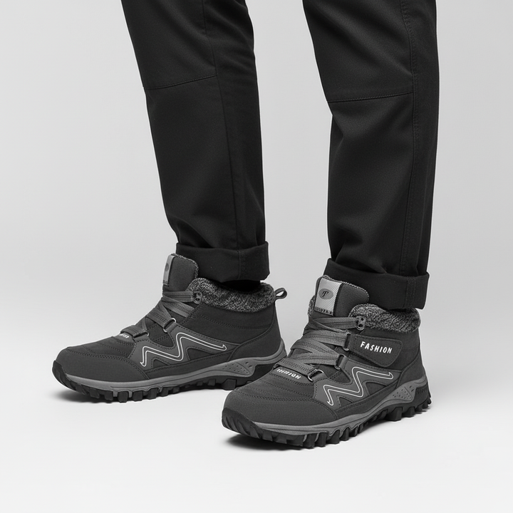 Casual men's insulated shoes, Gefütterte Thermische Wandelschuhe for winter outdoor activities