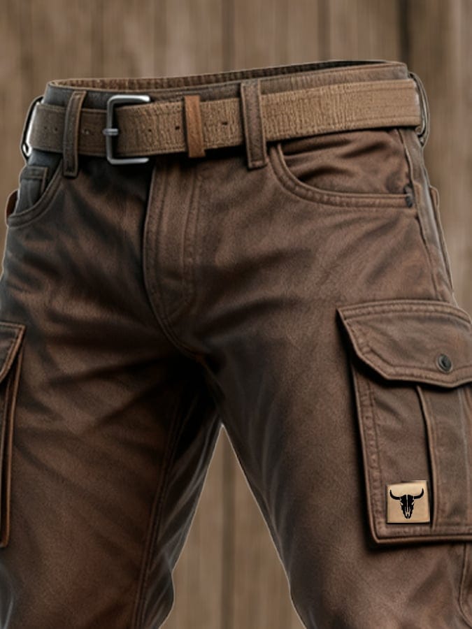 Men's durable insulated utility pants with multiple cargo pockets. Rugged workwear for men, tough & functional.
