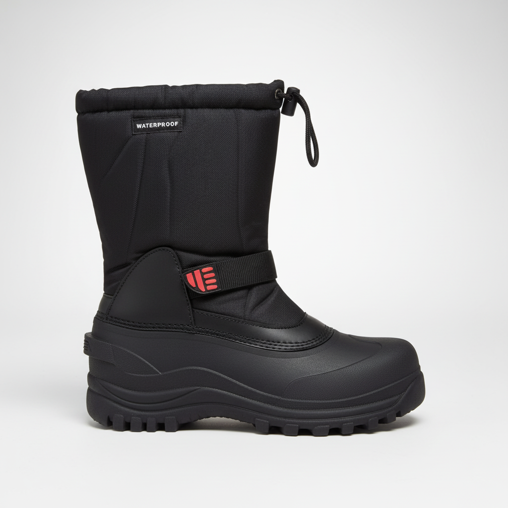 Close-up of men's Nico insulated winter boots, waterproof, designed for cold weather outdoor