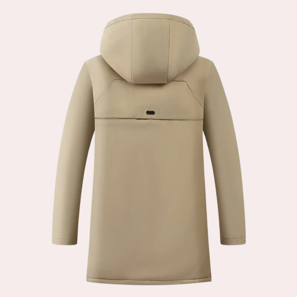 Stylish men's warm winter coat for ultimate cold weather protection & comfort.