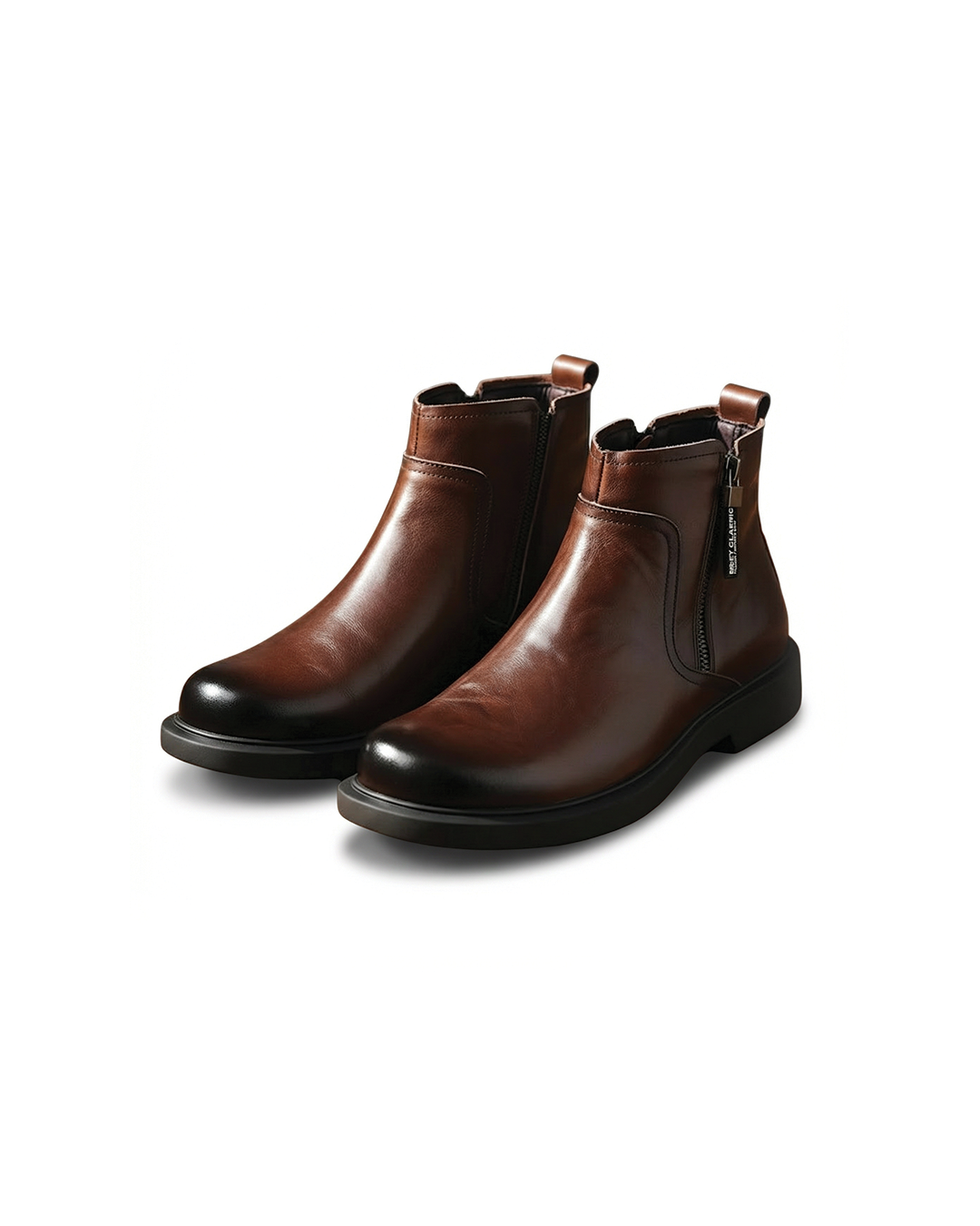 Men's Ironwood Classic Dress Boots, dark brown leather. Perfect for formal or casual wear.