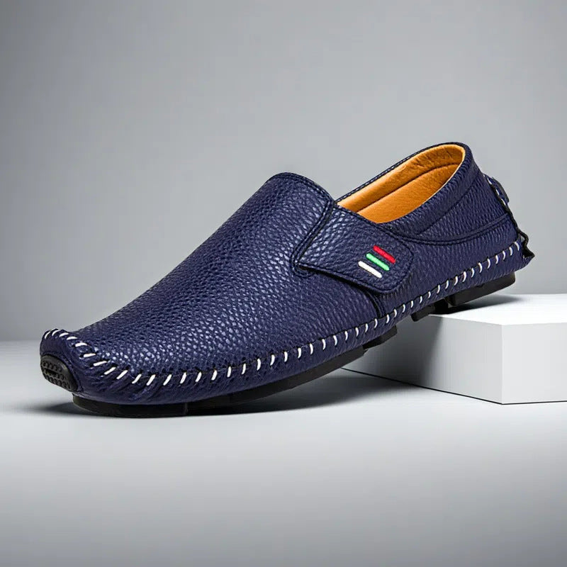 Men's Italian-inspired slip-on loafers for all-day comfort, versatile casual & dress footwear.