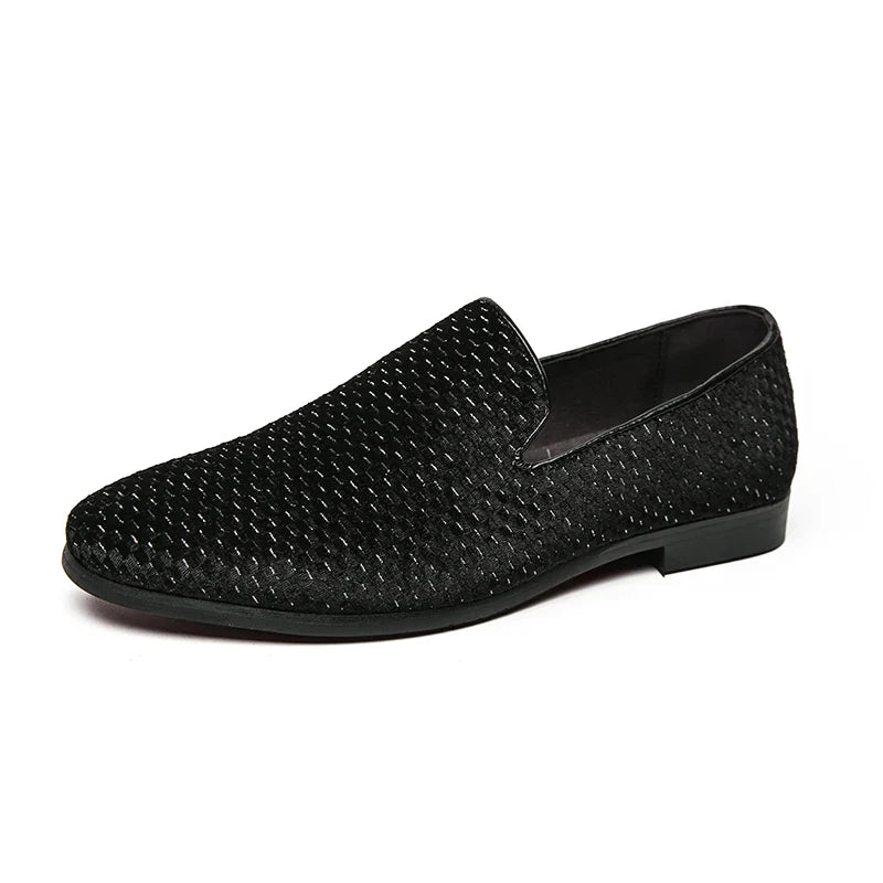 Elevate your men's fashion with these sleek Italian suede loafers, perfect for any occasion.
