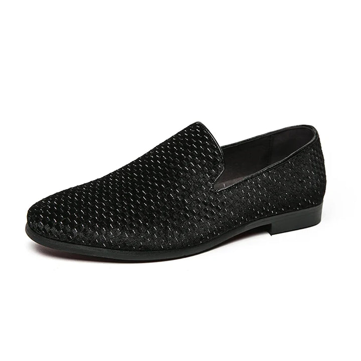 Elevate your men's fashion with these sleek Italian suede loafers, perfect for any occasion.