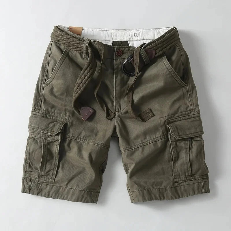Versatile men's Jackson casual cargo shorts. Includes a built-in belt & many pockets, great for everyday comfort & style.