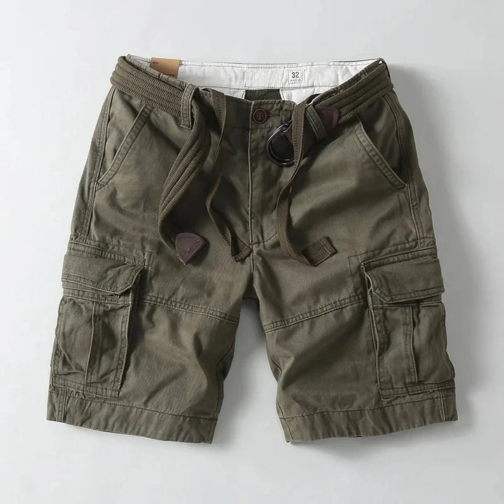 Versatile men's Jackson casual cargo shorts. Includes a built-in belt & many pockets, great for everyday comfort & style.