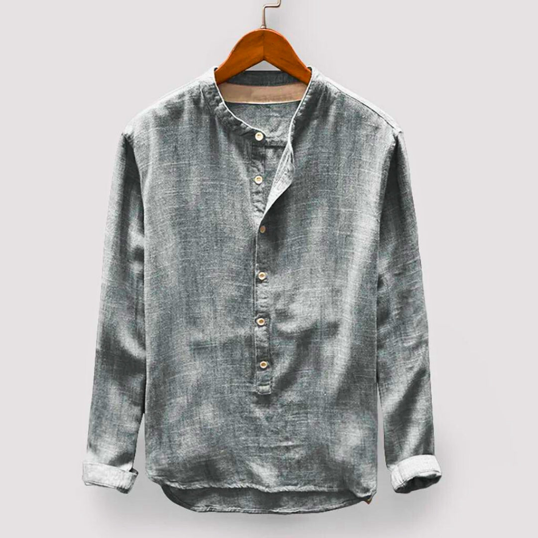 Cultural men's Japanese inspired pullover. Effortlessly stylish and comfortable for everyday casual fashion.