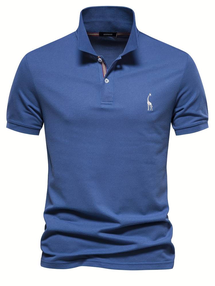 Stylish men's Jasper polo shirt, perfect for modern casual fashion. Refined everyday comfort.
