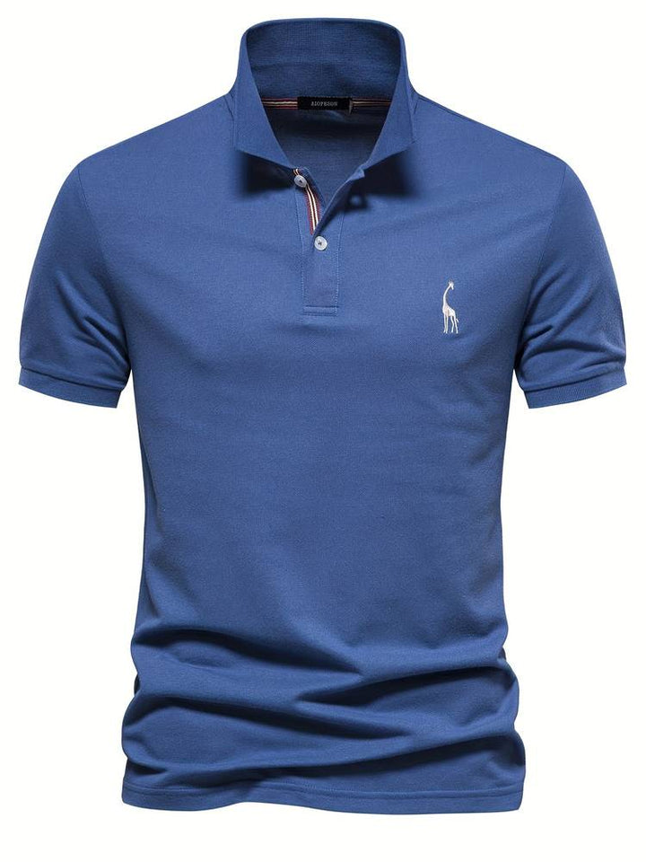 Stylish men's Jasper polo shirt, perfect for modern casual fashion. Refined everyday comfort.
