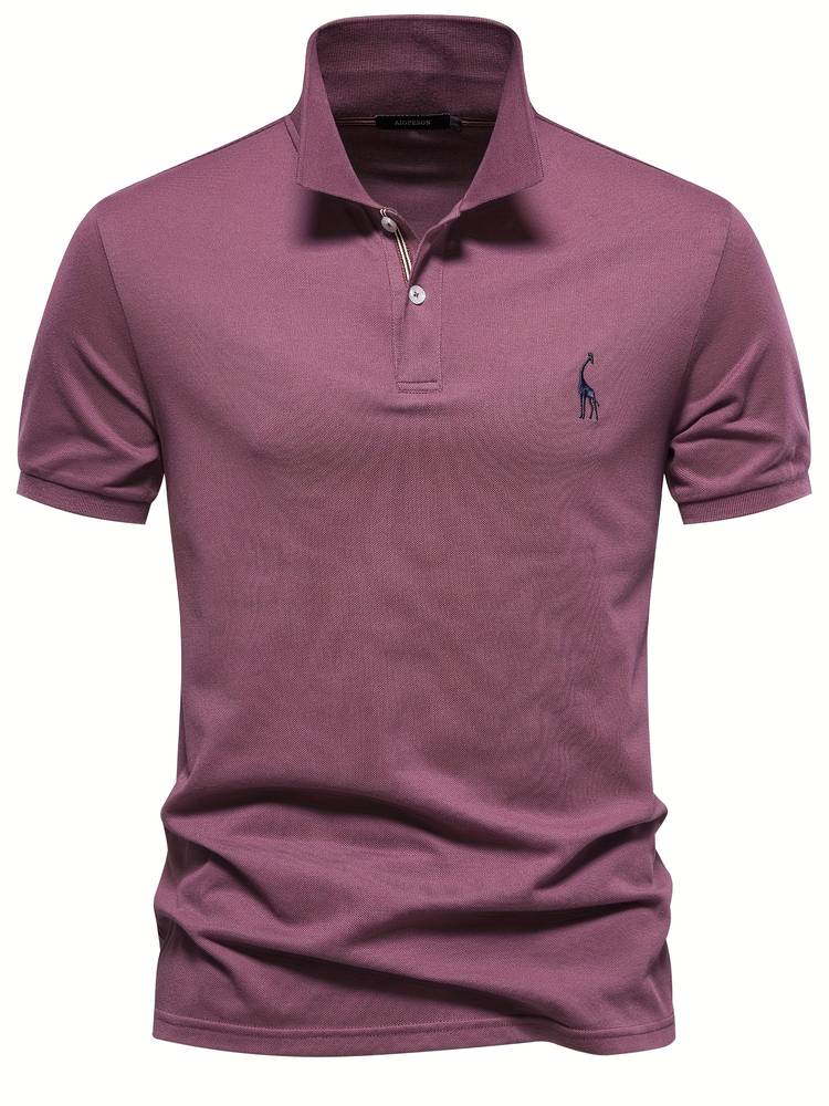 Modern men's Jasper polo shirt. Comfortable, stylish short sleeve for everyday casual fashion.