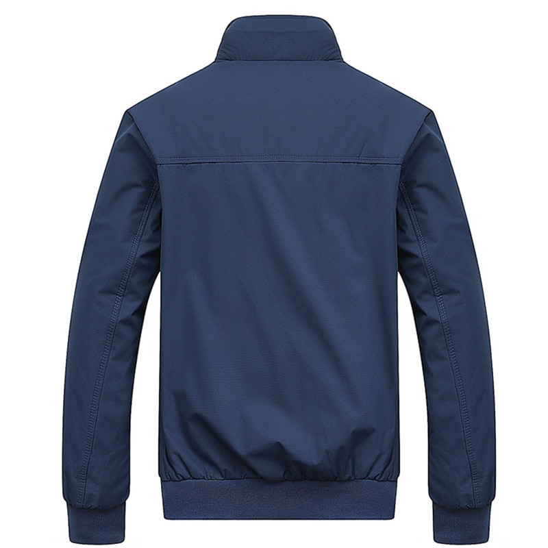Stylish black Kensington bomber jacket for men, a timeless and versatile piece of casual outerwear for daily wear.