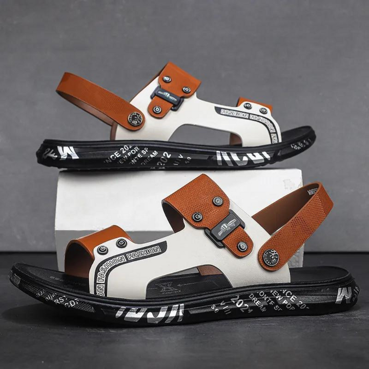 Men's Leandro breathable summer sandals, perfect for warm weather comfort and casual daily wear.