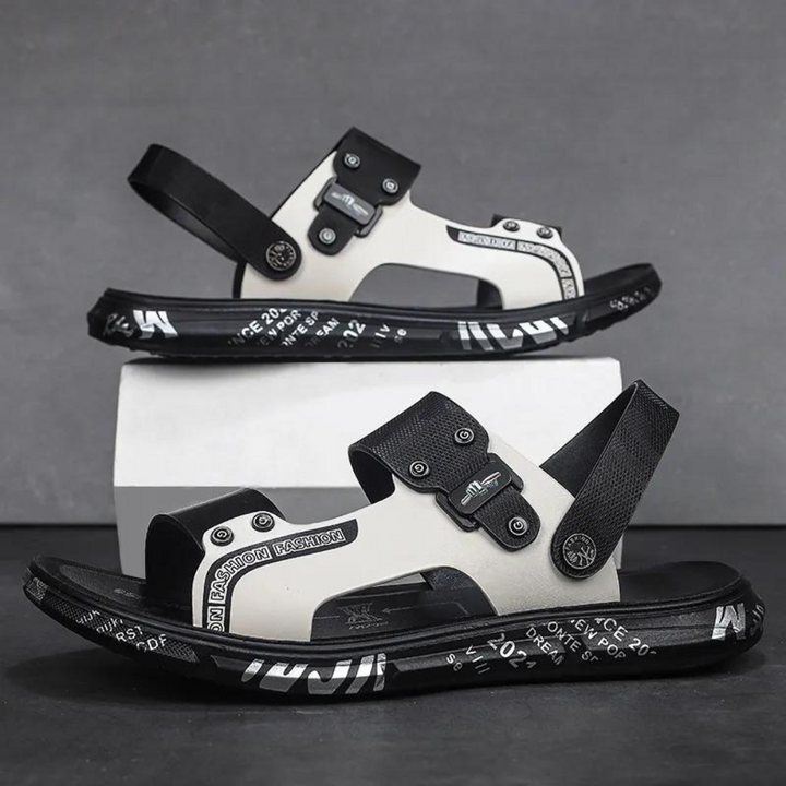 Stylish men's Leandro sandals, ideal for beach, vacation, or comfortable casual summer outfits.