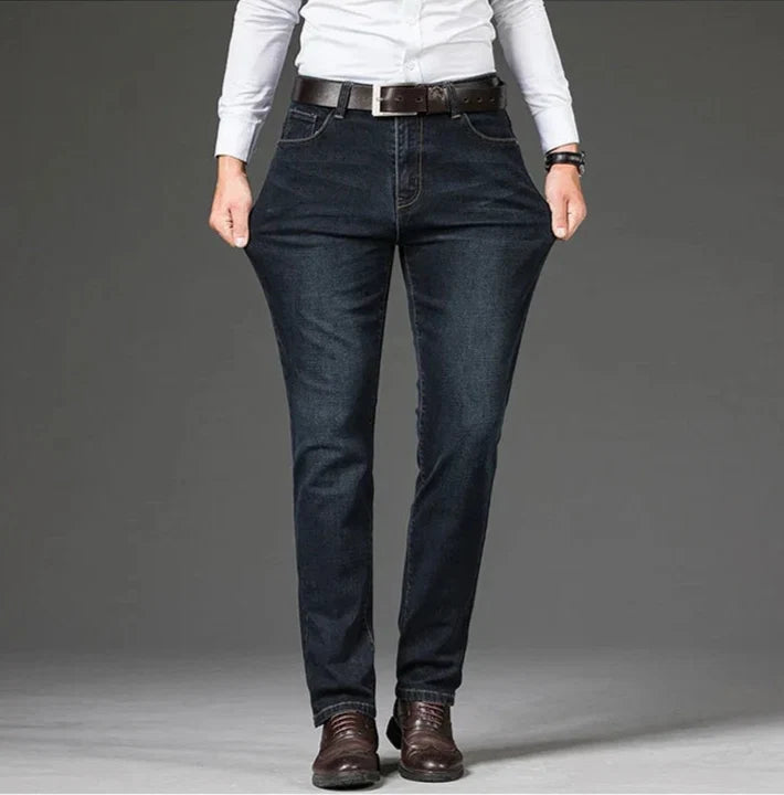 Men's Legacy straight leg stretch denim jeans, offering comfort, freedom of movement and durable style.