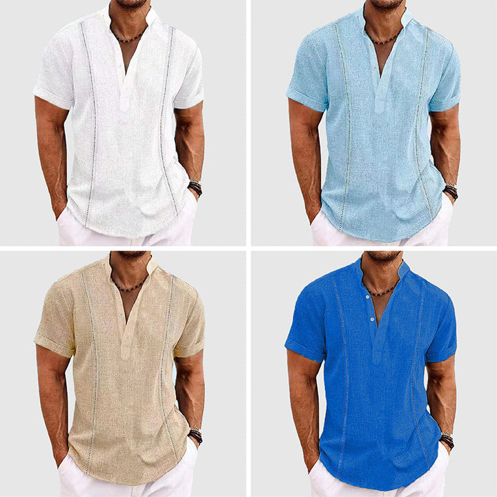 Men's Harbour short sleeve shirt in various colors. Casual, comfortable, and versatile for warm weather style.