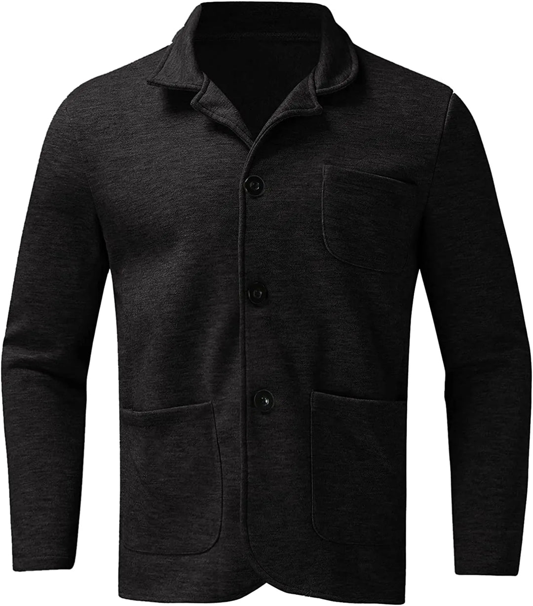 Modern fit men's blazer, Josua, offering versatile, lightly structured style and durability.