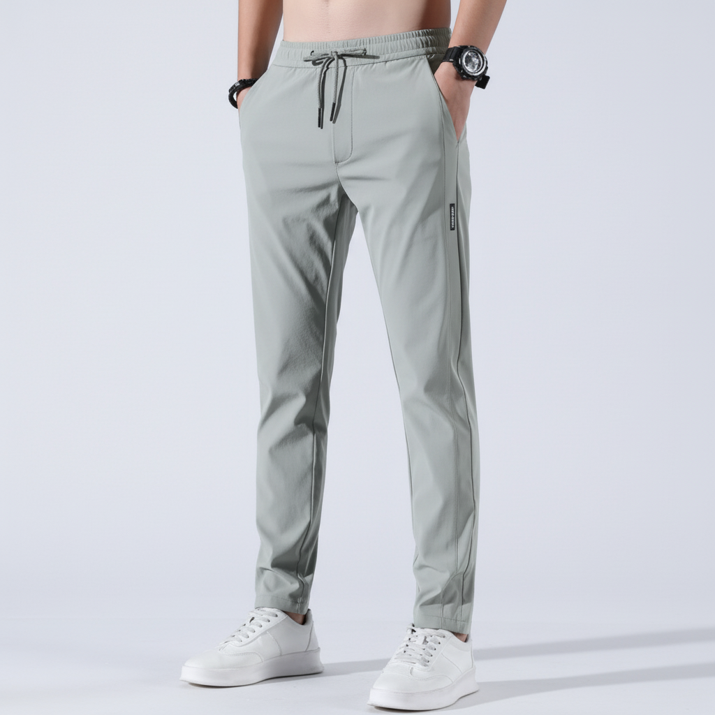 Stefan men's fashion jogging trousers in black, versatile for sports and relaxed casual outfits