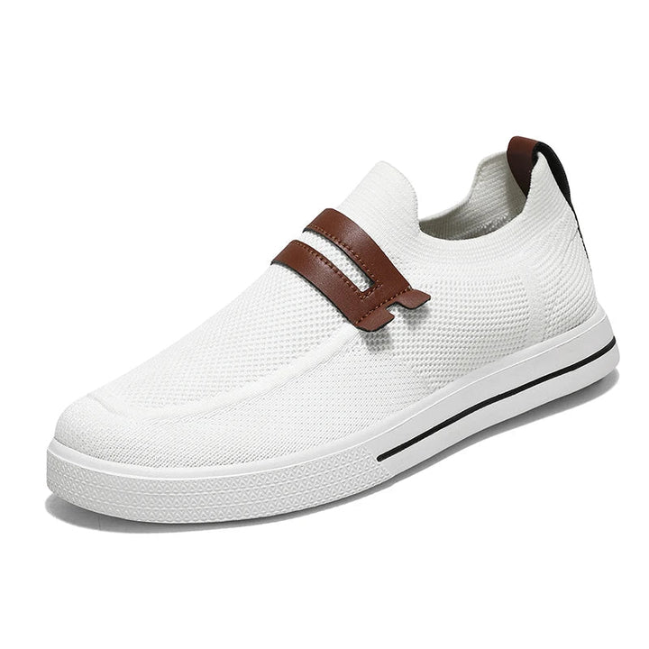 Men's easy slip-on shoes with breathable mesh, offering lightweight comfort for everyday casual footwear.